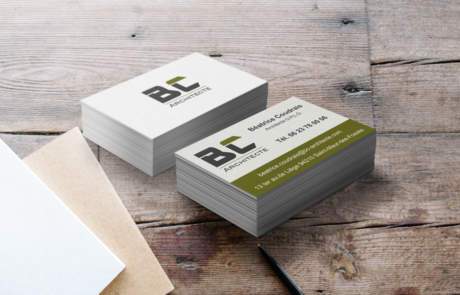 logo et cartes de visite BC architecte